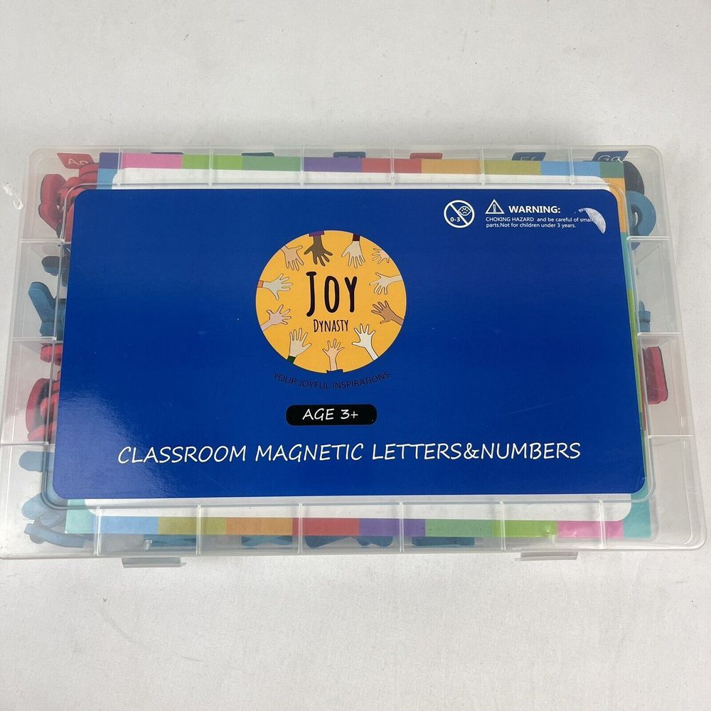 Joy Dynasty Magnetic Foam Letters Alphabet Learning Homeschool Complete‎ 212 Pc